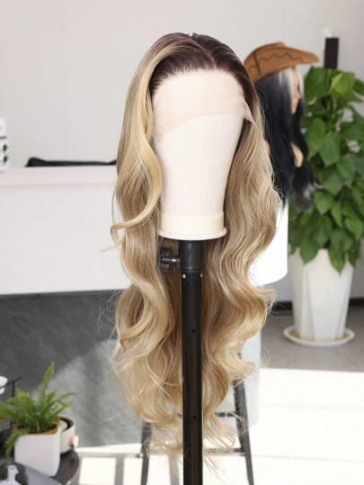 BLOND PERUKA WŁOSY SYNTETYCZNE