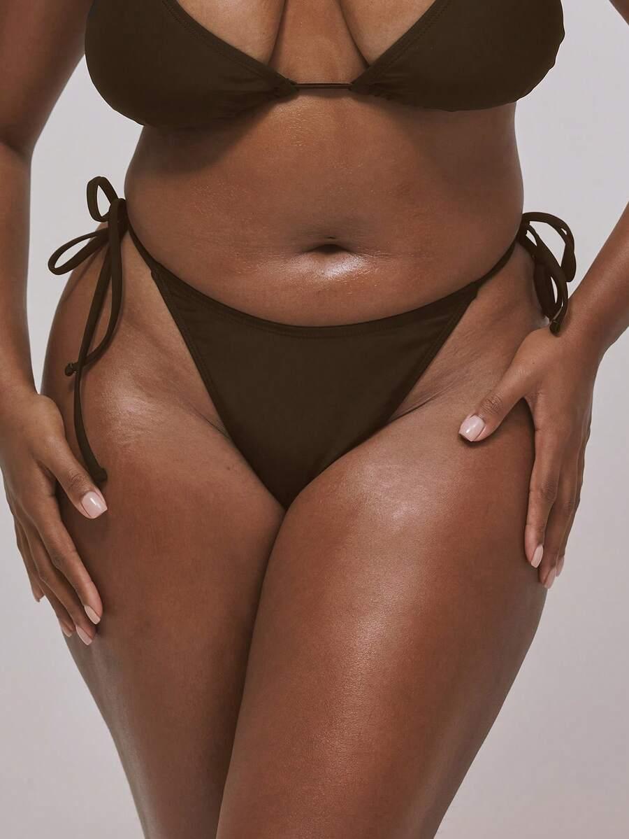 BRĄZOWY DÓŁ OD BIKINI