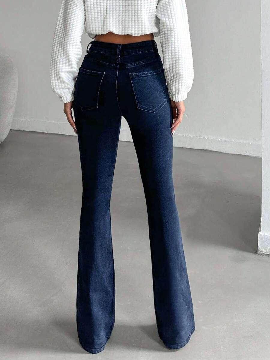 GRANATOWE SPODENKI JEANS 
