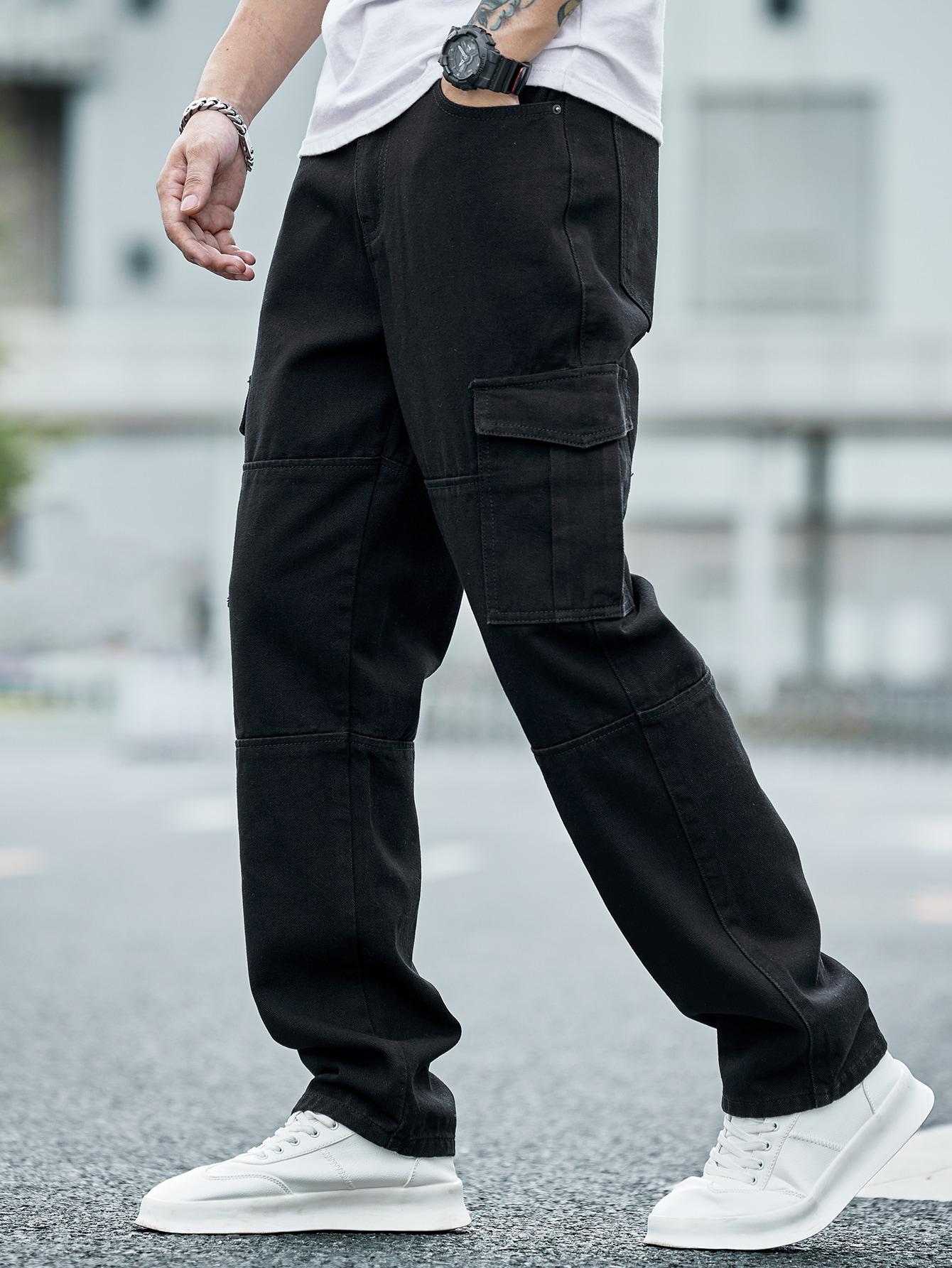 PROSTE SPODNIE JEANS KIESZENIE