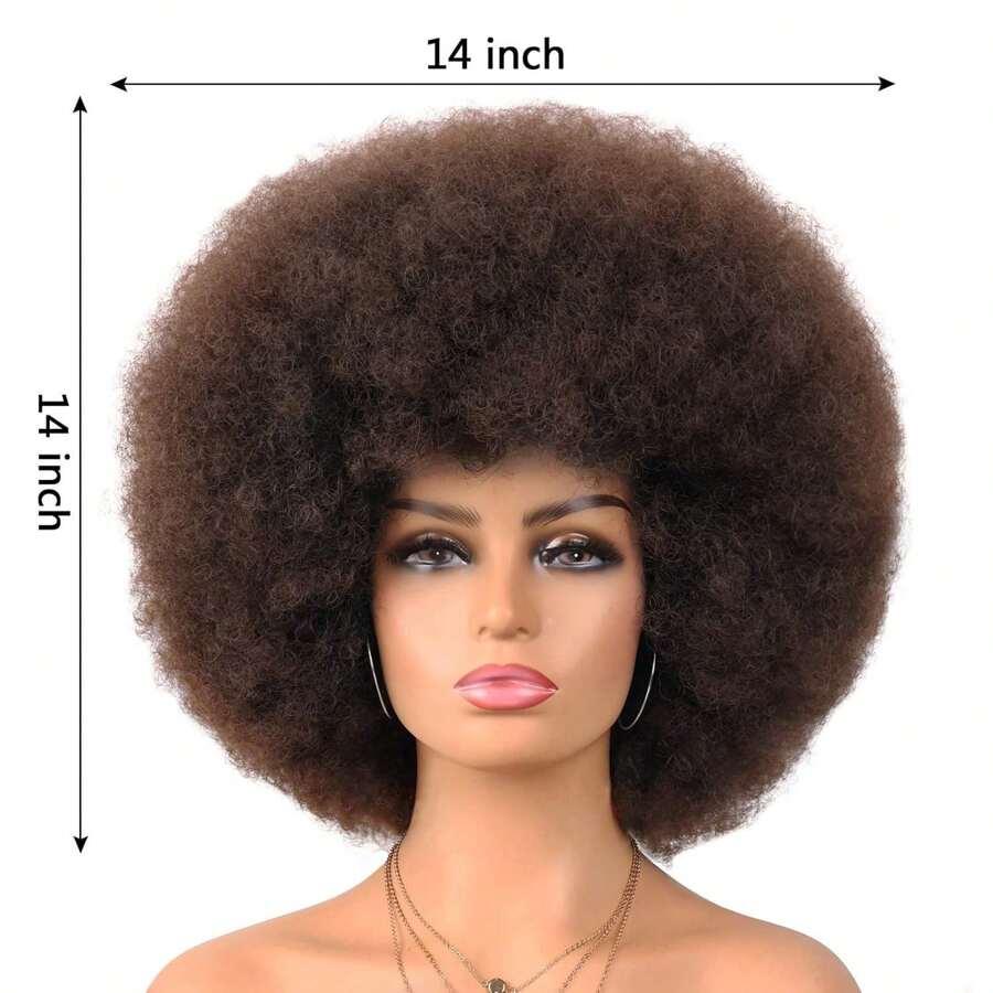 peruka włosy syntetyczne afro