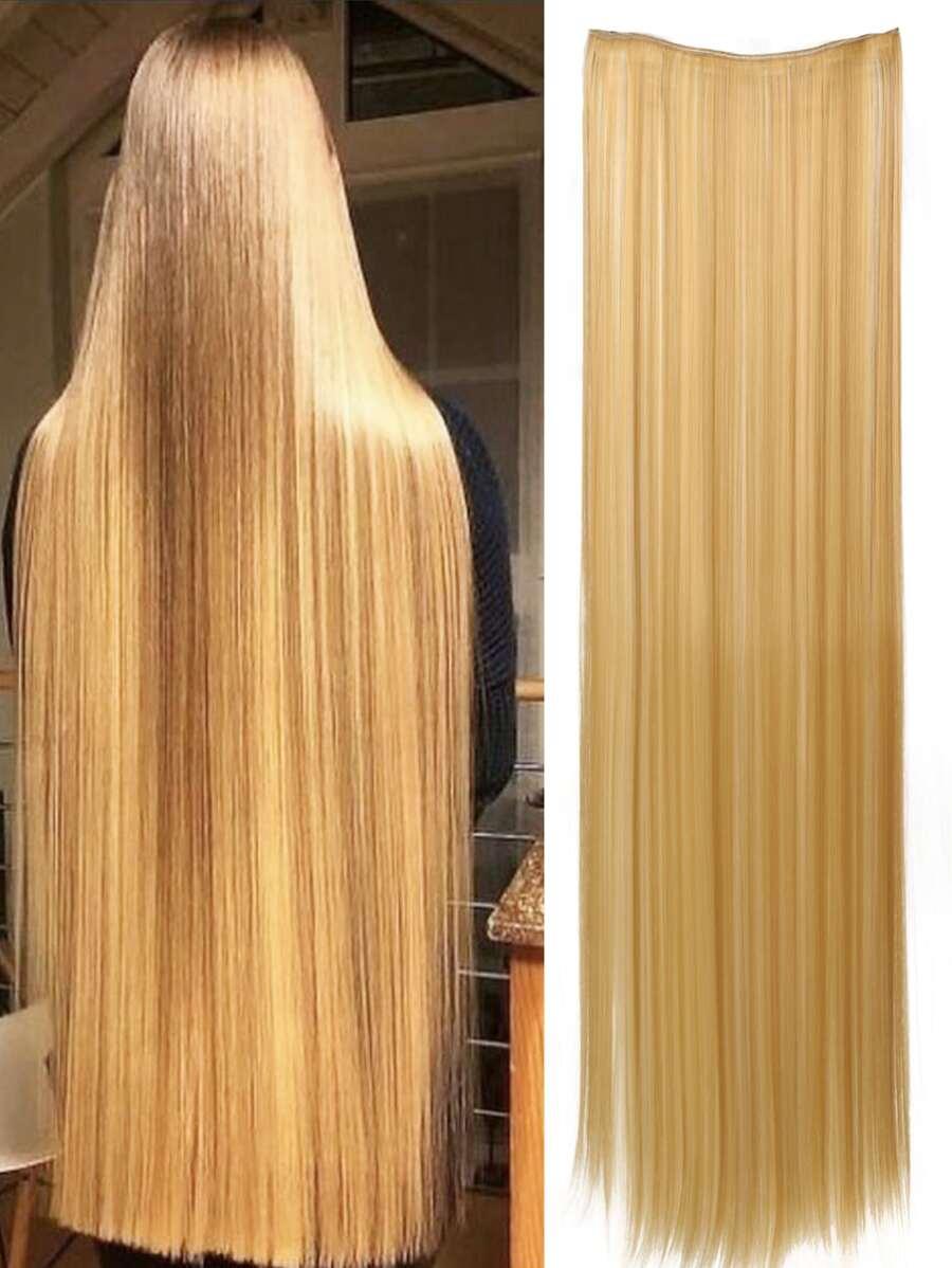 blond sztuczne włosy