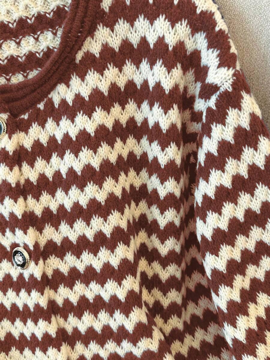 kolorowy sweter print