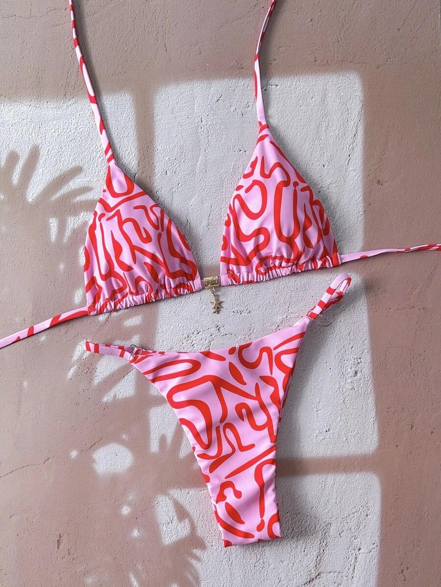 RÓŻOWA GÓRA OD BIKINI WZÓR