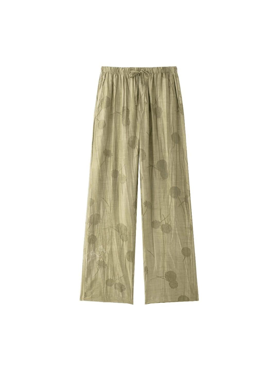 ZIELONE SPODNIE CASUAL