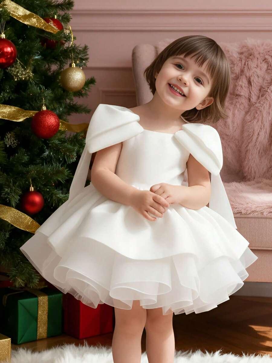 biała sukienka tiul 
