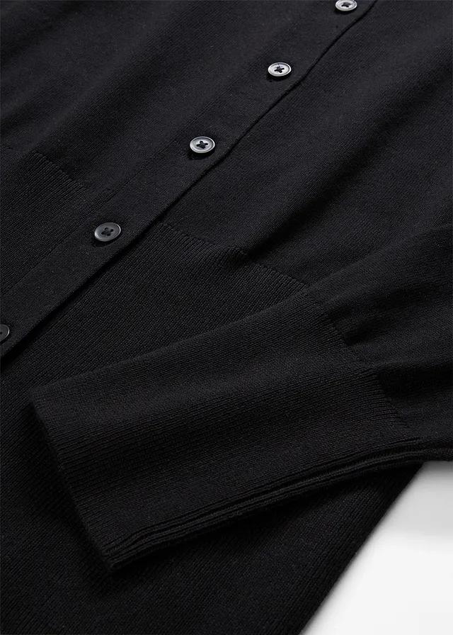 CZARNY SWETER GUZIKI