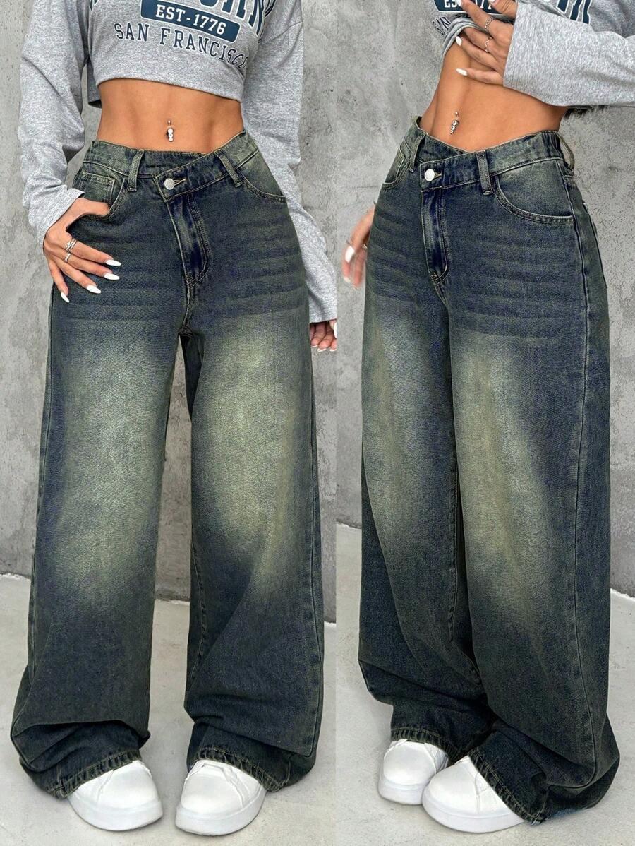 NIEBIESKIE SPODNIE JEANS