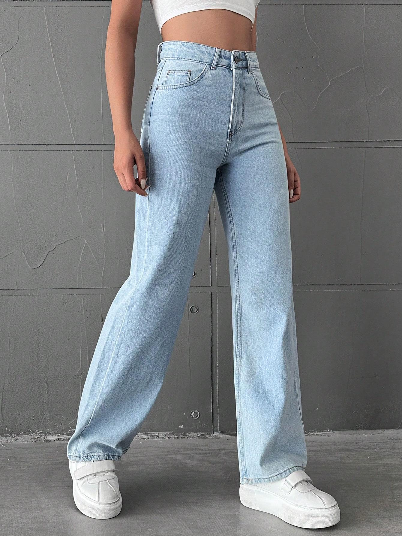 SPODNIE JEANS WYSOKI STAN 