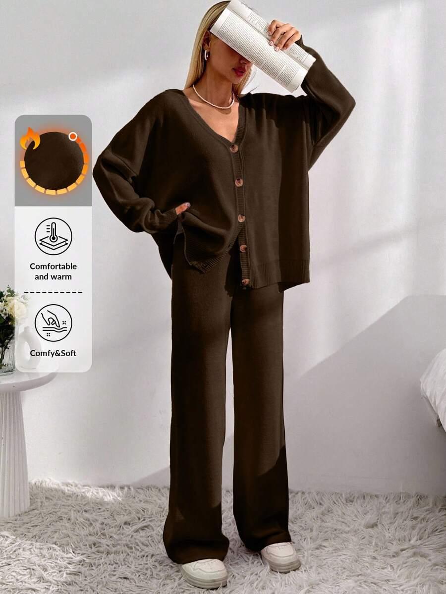 sweter spodnie komplet