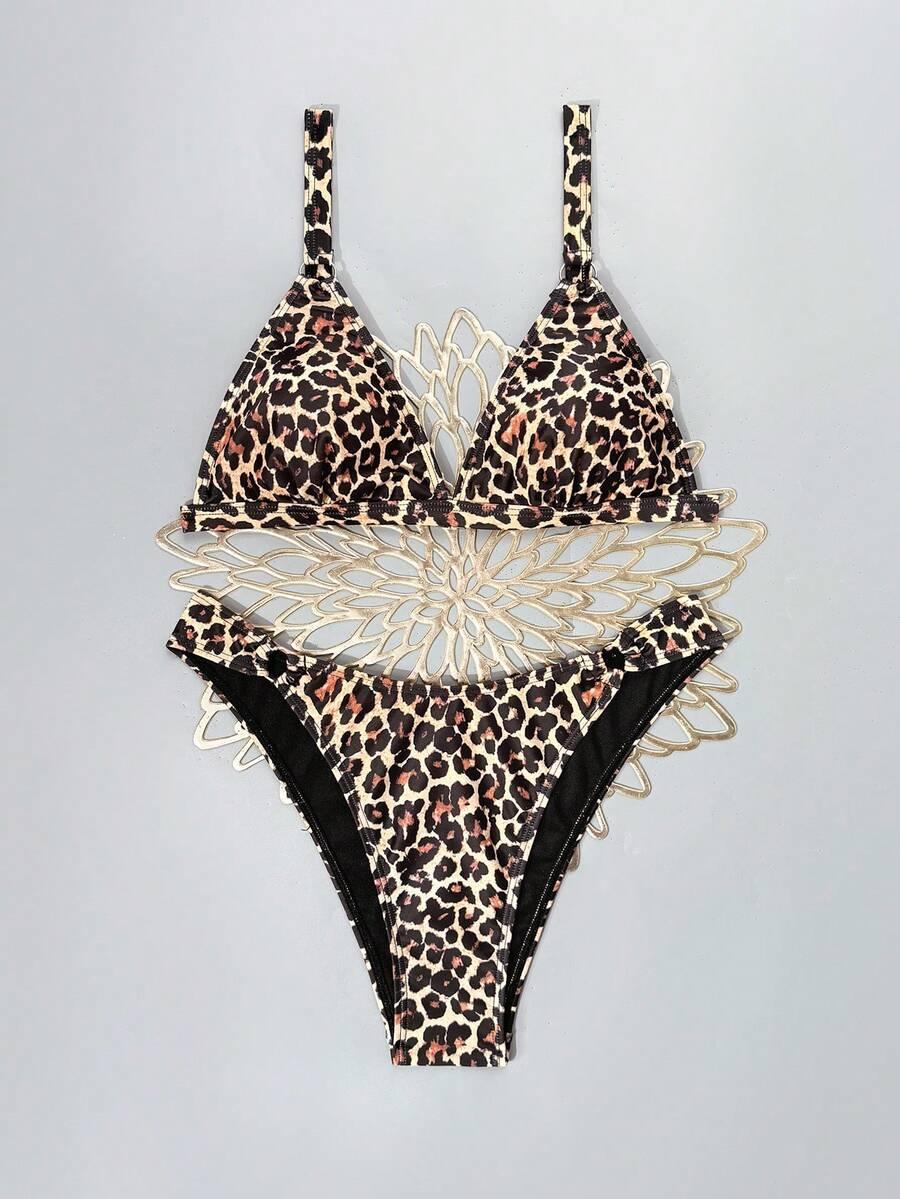 STRÓJ KĄPIELOWY DWUCZĘŚCIOWY ANIMAL PRINT