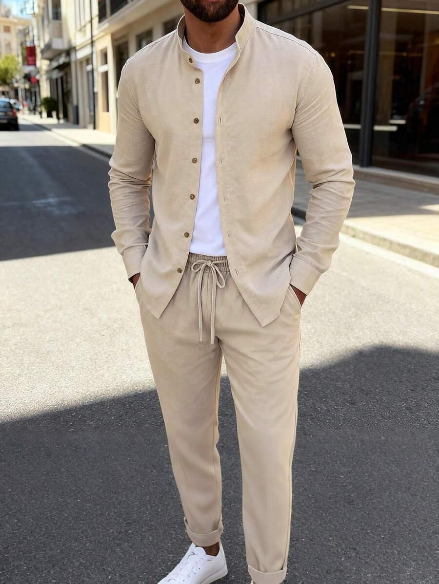 koszula spodnie komplet