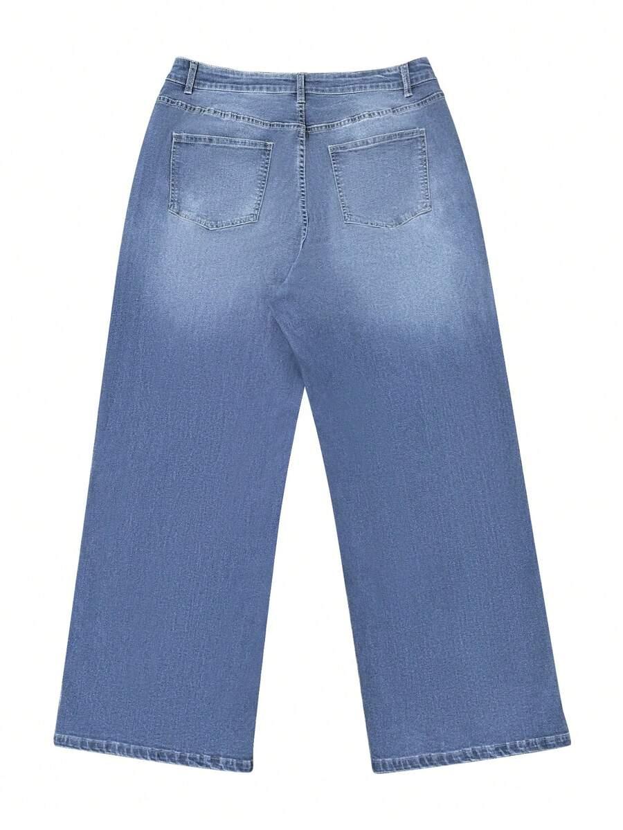 NIEBIESKIE SPODNIE JEANS 