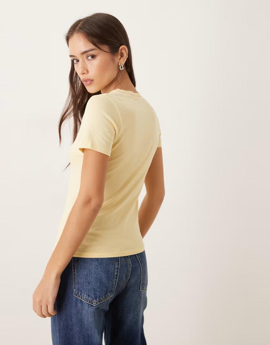 ŻÓŁTY T-SHIRT BASIC