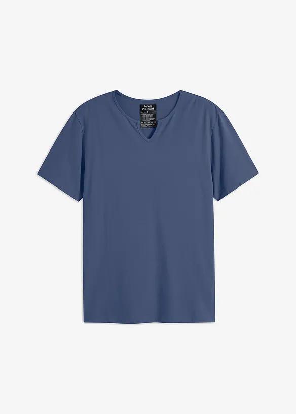 NIEBIESKI T-SHIRT BASIC 