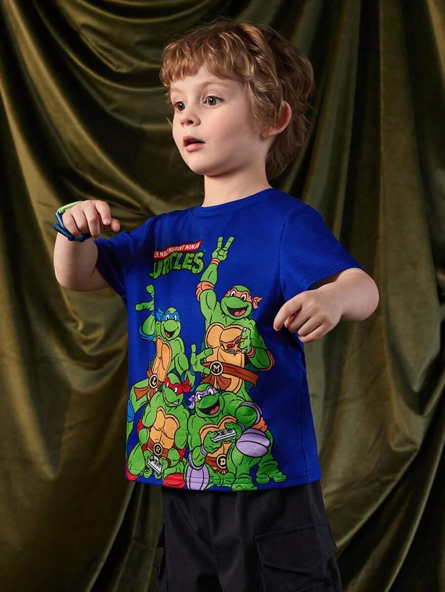 T-SHIRT CHŁOPIĘCY Z NADRUKIEM 