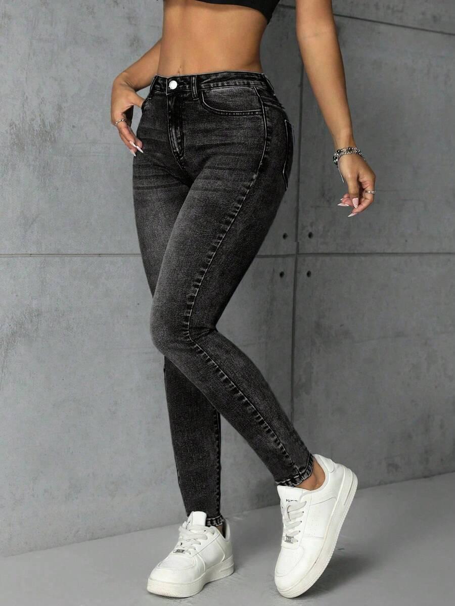 spodnie rurki jeans