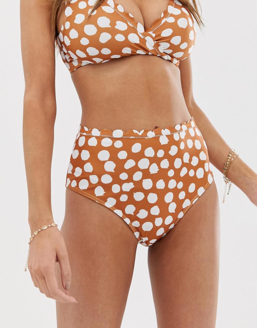 dół od bikini groszki 