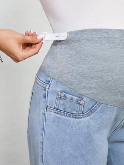 niebieskie spodnie JEANS