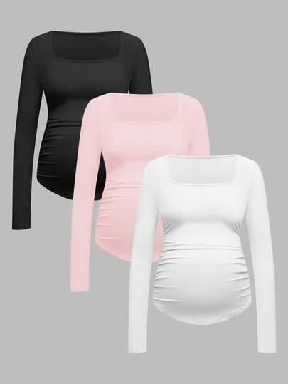 BLUZKA DŁUGI RĘKAW 3-pack