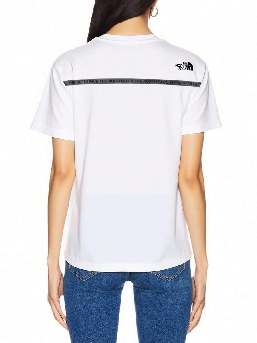 biały t-shirt nadruk