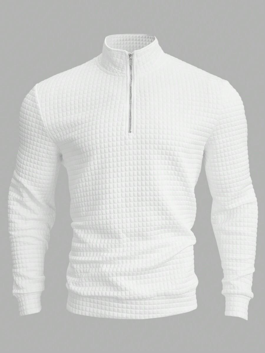 BLUZA STÓJKA DŁUGI RĘKAW ZAMEK