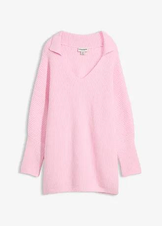 SWETER DAMSKI OVERSIZE Z KOŁNIERZYKIEM 