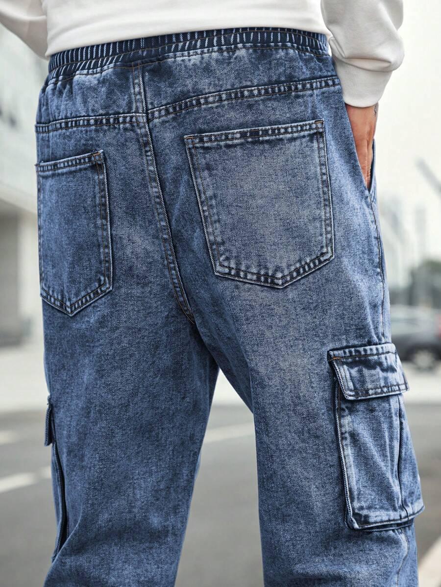 NIEBIESKIE SPODNIE JEANS