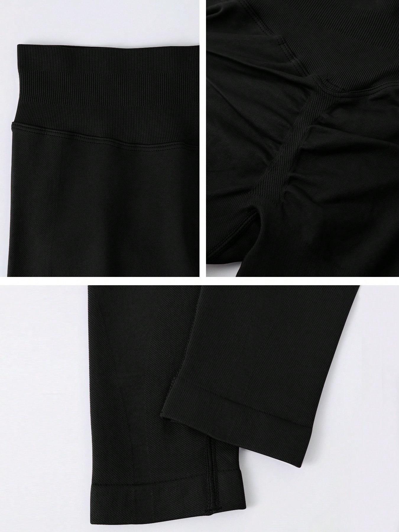 CZARNE KLASYCZNE LEGGINSY 