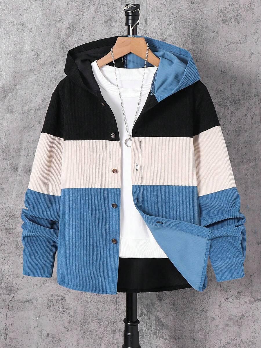 bluza guziki kaptur 