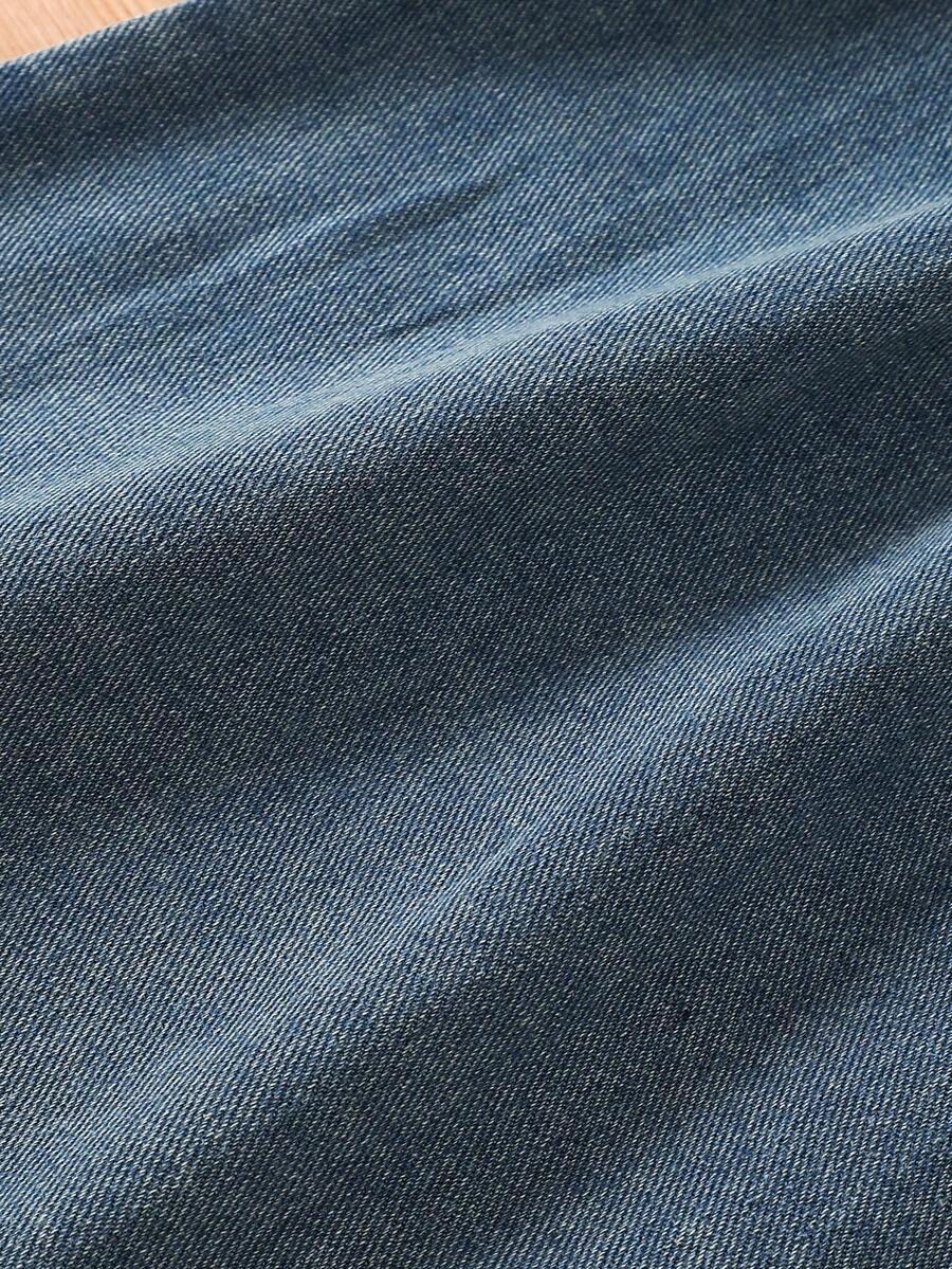 NIEBIESKA SUKIENKA JEANS