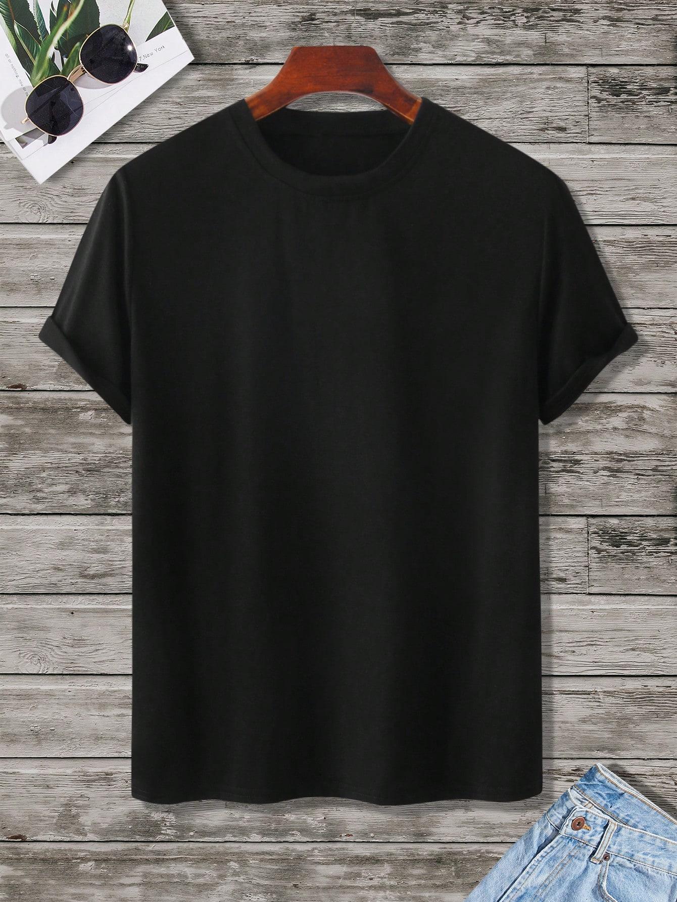 CZARNY T-SHIRT BASIC