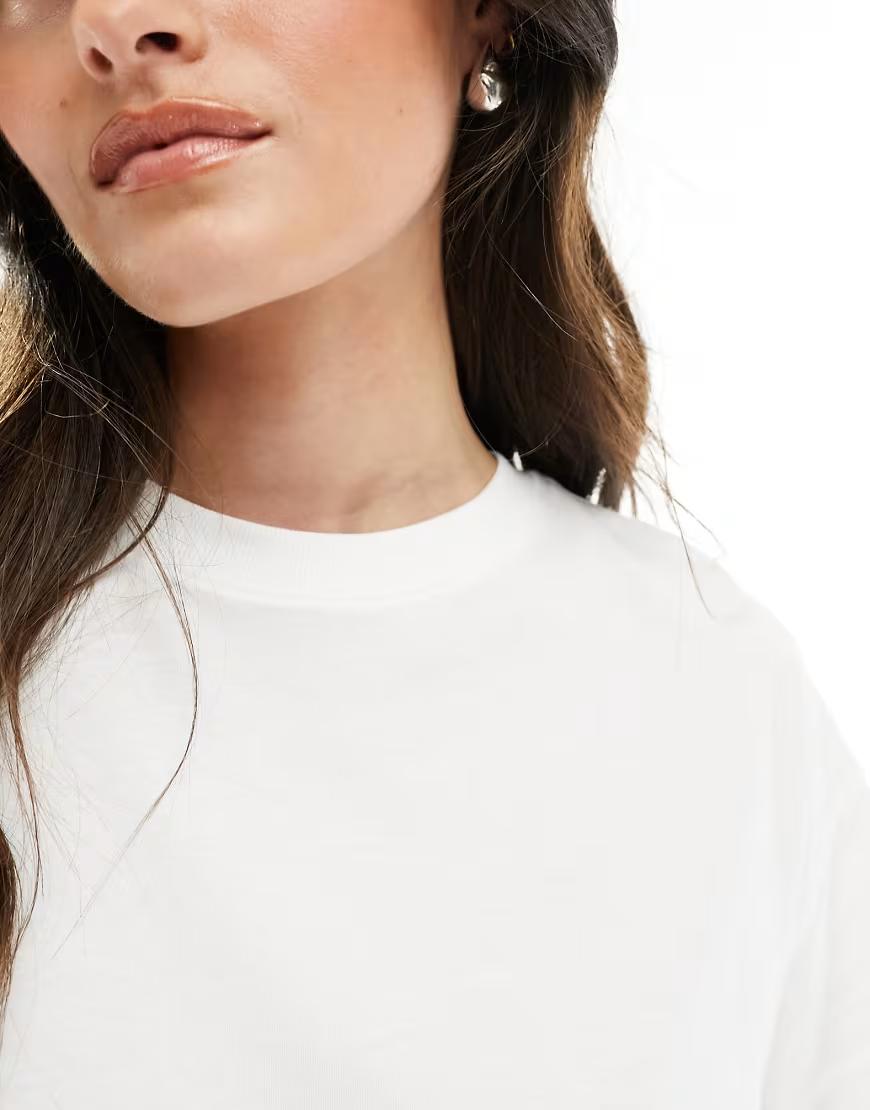 BIAŁY KLASYCZNY T-SHIRT