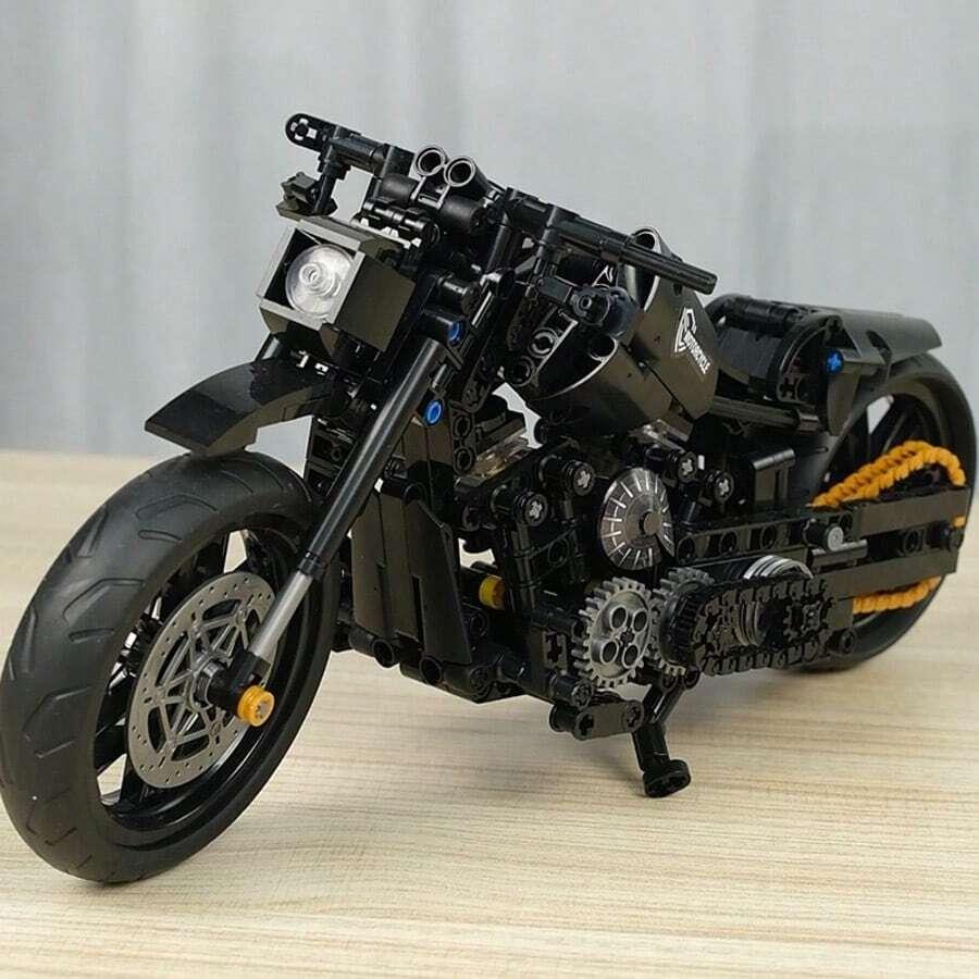 motocykl z klocków 586 elementów
