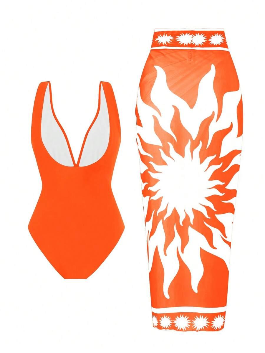 JEDNOCZĘŚCIOWY STRÓJ KĄPIELOWY SARONG