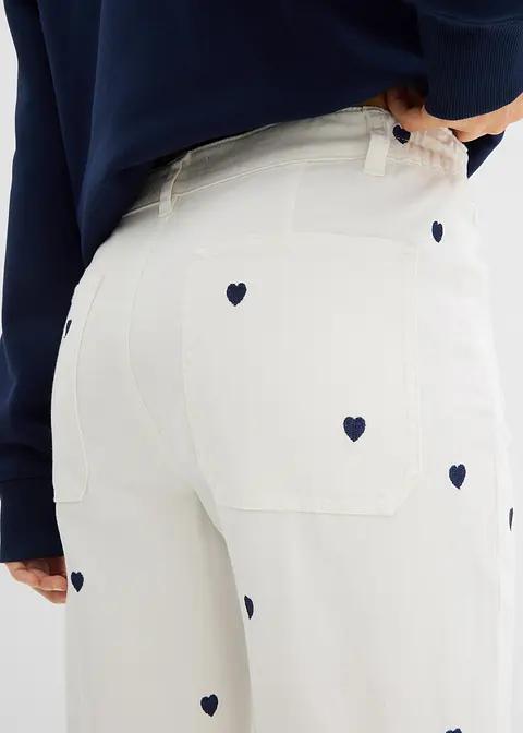 JEANSY DAMSKIE STRAIGHT LEG BAWEŁNIANE HIGH WAIST REGULAR