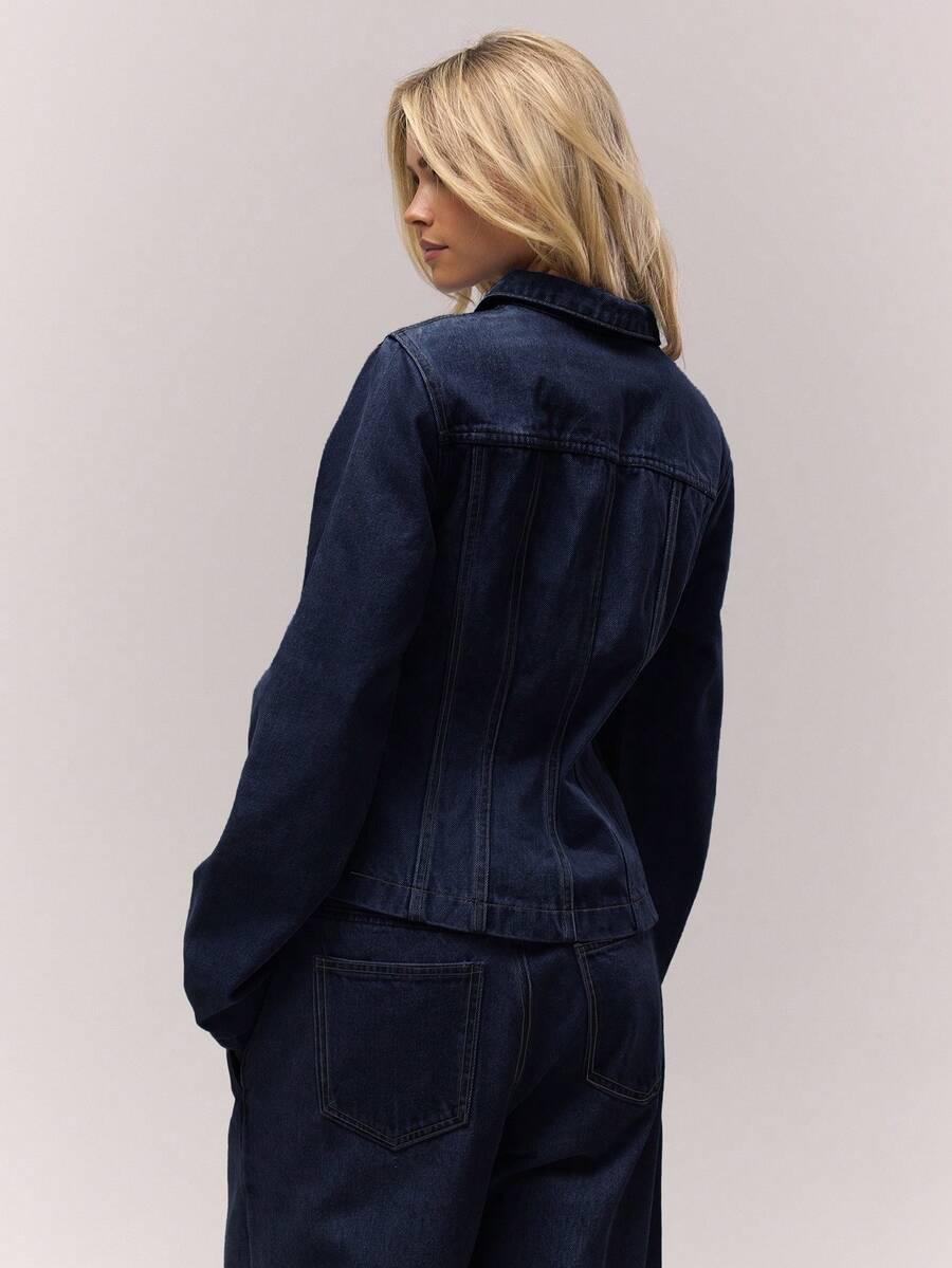 kurtka jeans zamek