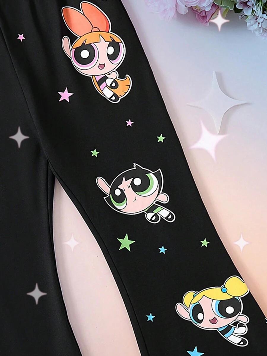 LEGGINSY Z NADRUKIEM ATOMÓWKI