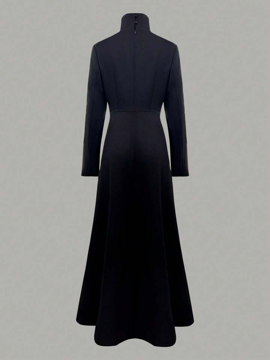 CZARNA SUKIENKA DŁUGI RĘKAW