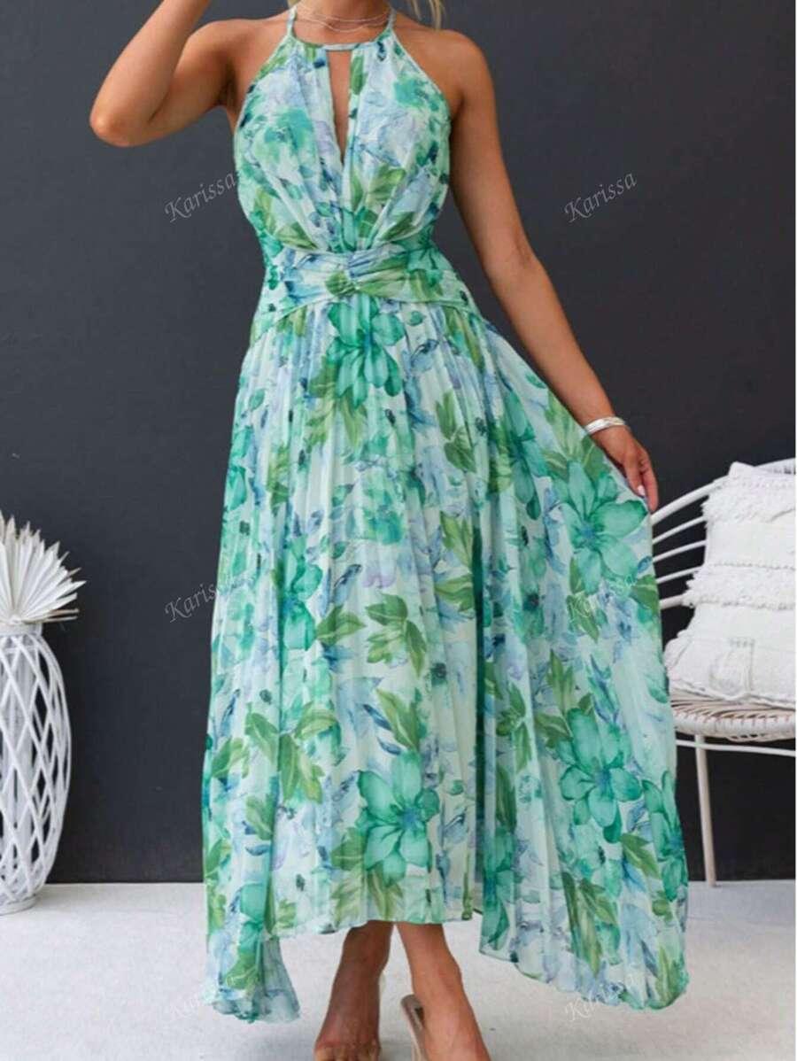 PLISOWANA SUKIENKA PRINT