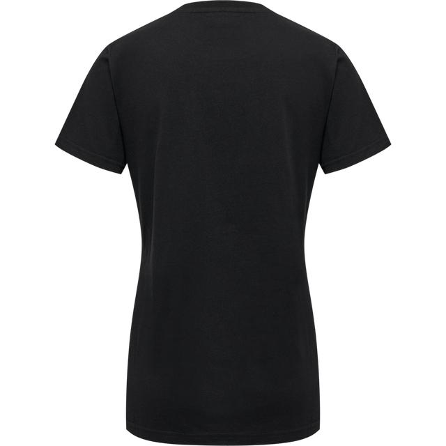 klasyczny gładki czarny t-shirt