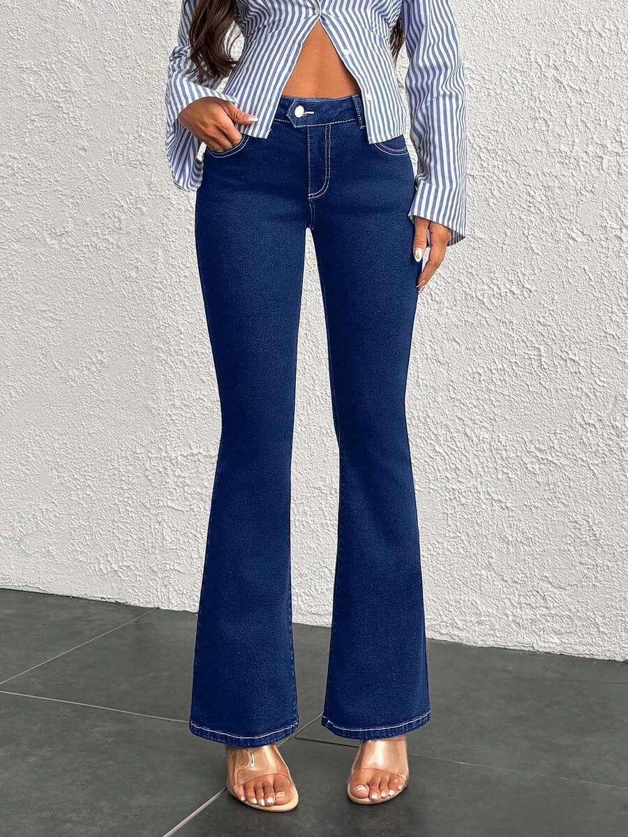 NIEBIESKIE SPODNIE JEANS