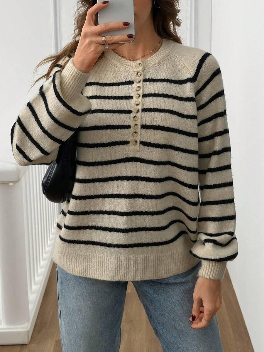 SWETER DAMSKI OKRĄGŁY DEKOLT