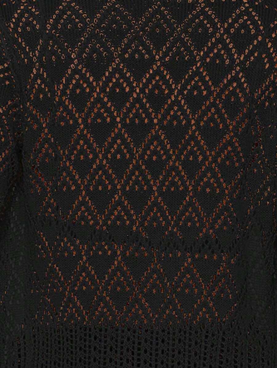 czarny sweter rozpinany 