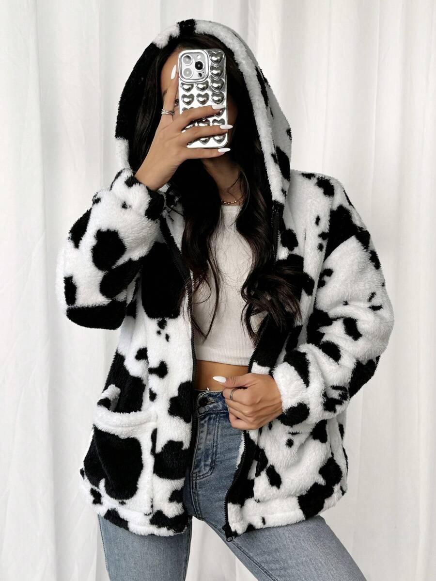 bluza z kapturem print 