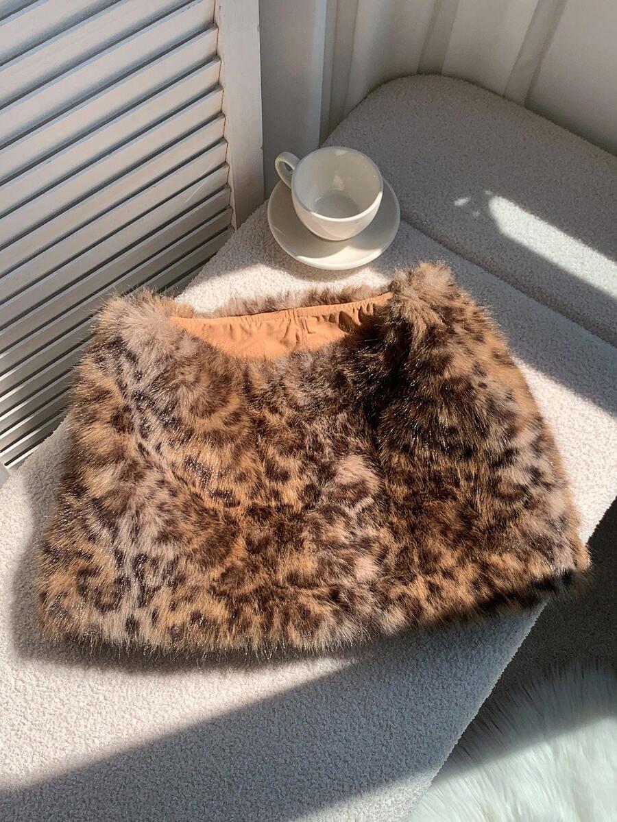 spódnica mini animal print
