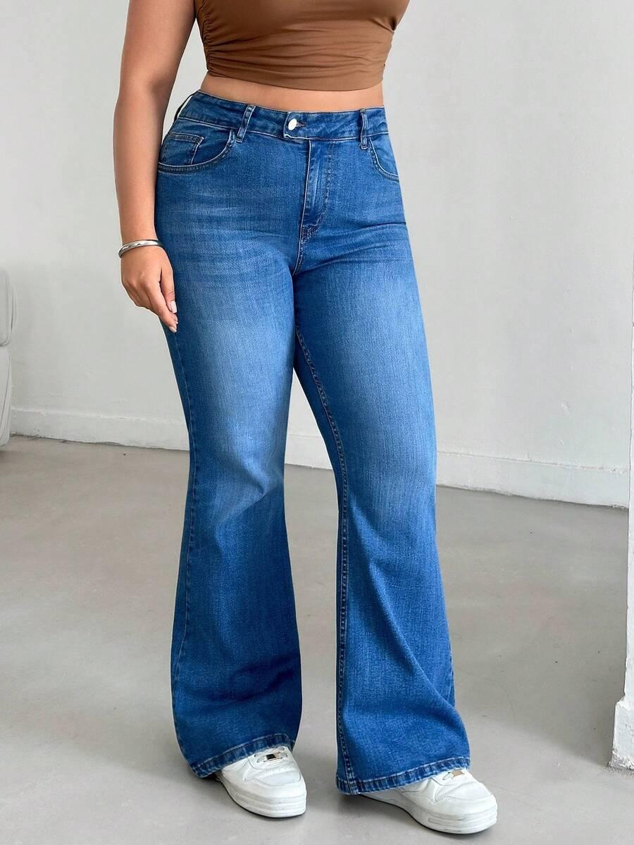 NIEBIESKIE SPODNIE JEANS
