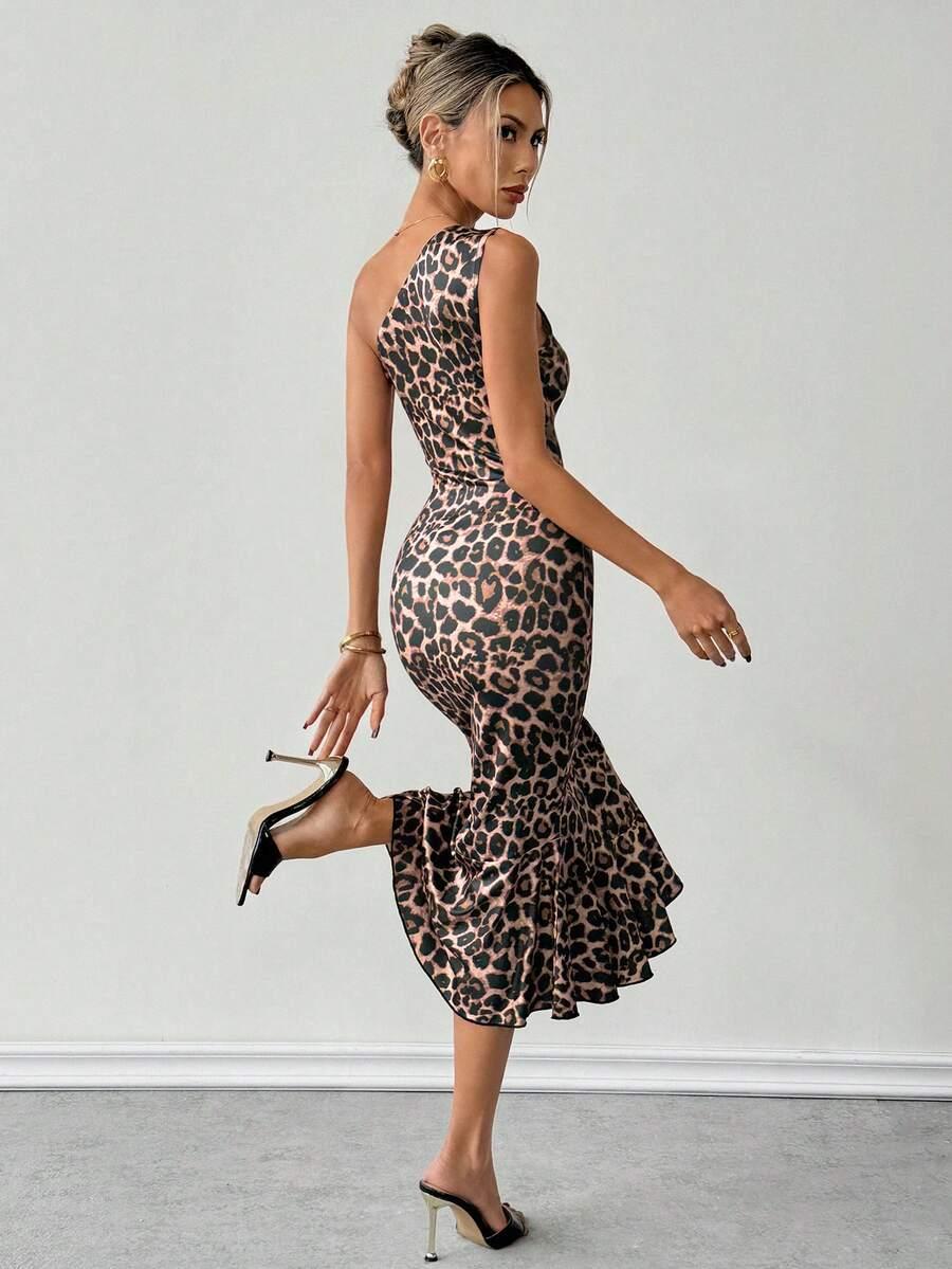 MIDI SUKIENKA ANIMAL PRINT 