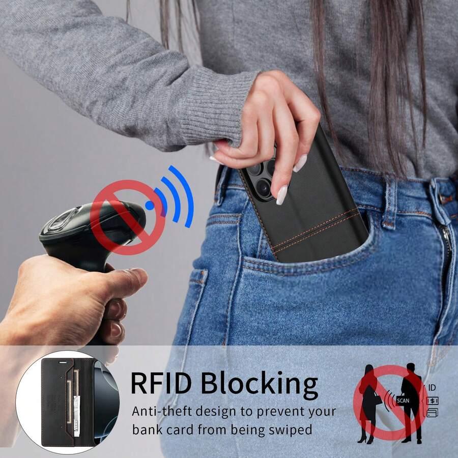 czarne etui z klapką XIAOMI REDMI NOTE 15PRO+