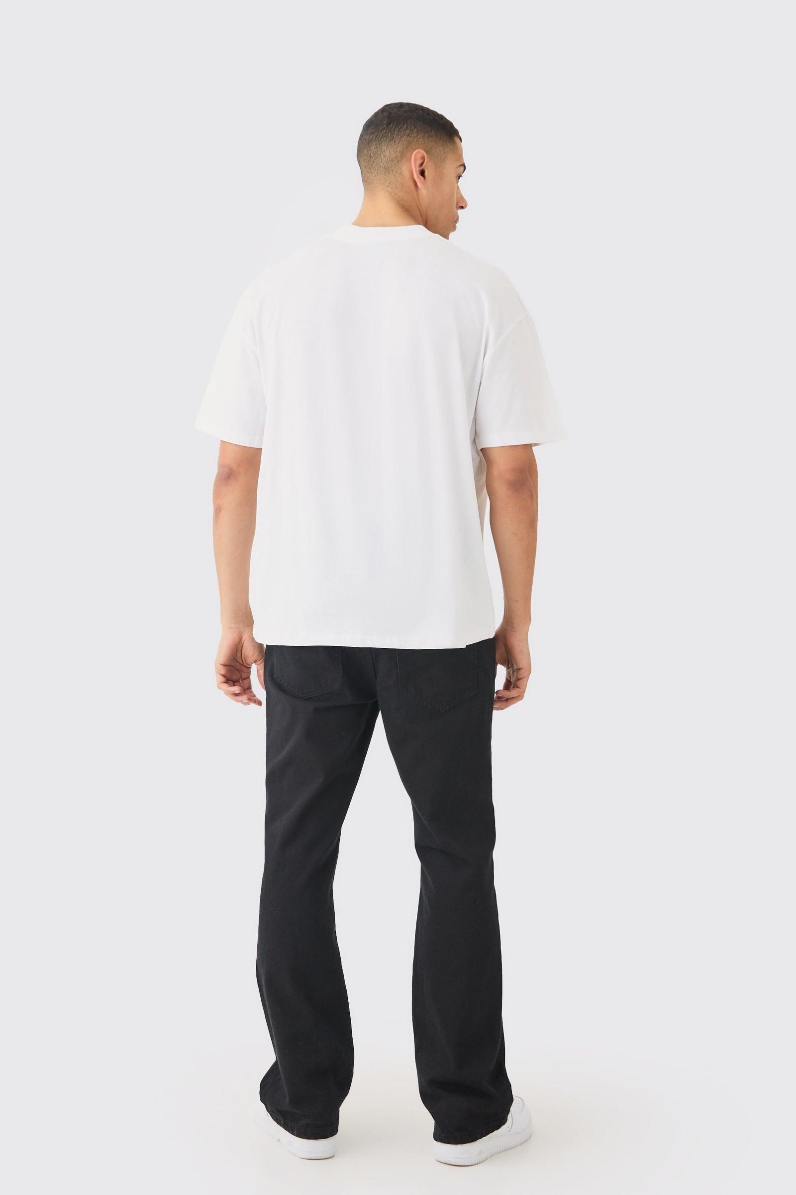 biały t-shirt nadruk